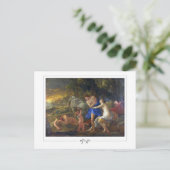 Nicolas Poussin #103 - Fine Art Postcard Postkarte (Stehend Vorderseite)