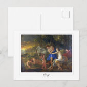 Nicolas Poussin #103 - Fine Art Postcard Postkarte (Vorne/Hinten)