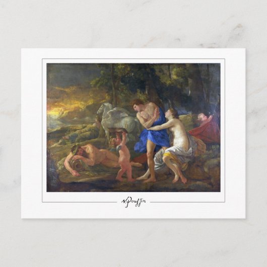 Nicolas Poussin #103 - Fine Art Postcard Postkarte (Vorderseite)