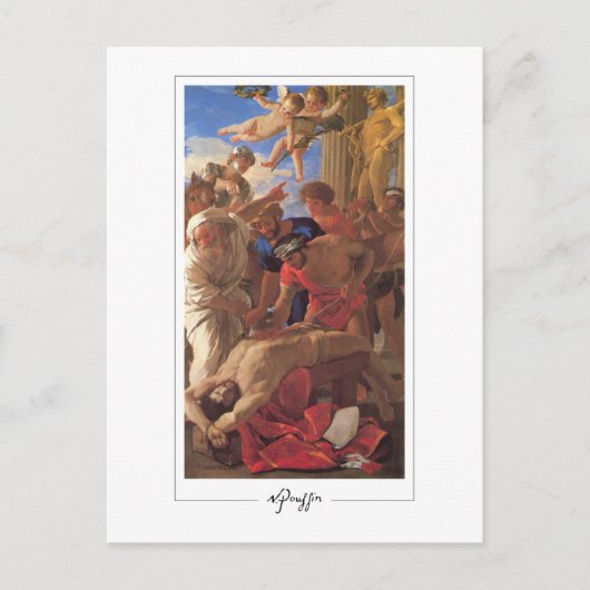 Nicolas Poussin #107 - Fine Art Postcard Postkarte (Vorderseite)