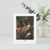 Nicolas Poussin #108 - Fine Art Postcard Postkarte (Stehend Vorderseite)