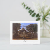 Nicolas Poussin #132 - Fine Art Postcard Postkarte (Stehend Vorderseite)