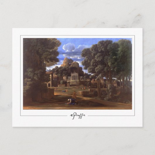 Nicolas Poussin #132 - Fine Art Postcard Postkarte (Vorderseite)