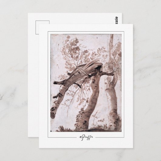 Nicolas Poussin #134 - Fine Art Postcard Postkarte (Vorne/Hinten)