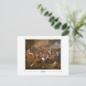 Nicolas Poussin #156 - Fine Art Postcard Postkarte (Stehend Vorderseite)
