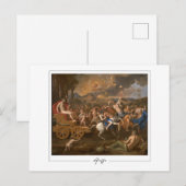 Nicolas Poussin #156 - Fine Art Postcard Postkarte (Vorne/Hinten)