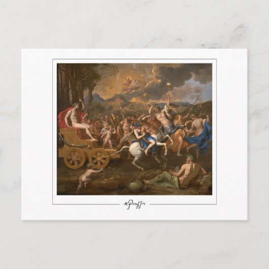 Nicolas Poussin #156 - Fine Art Postcard Postkarte (Vorderseite)