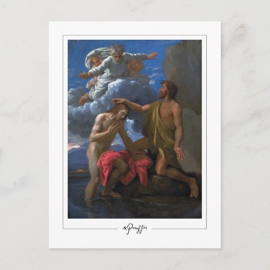 Nicolas Poussin #15 - Fine Art Postcard Postkarte (Vorderseite)