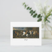 Nicolas Poussin #202 - Fine Art Postcard Postkarte (Stehend Vorderseite)