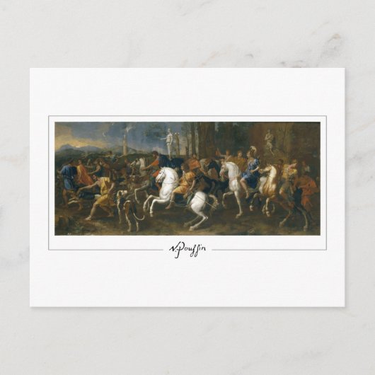 Nicolas Poussin #202 - Fine Art Postcard Postkarte (Vorderseite)