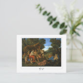 Nicolas Poussin #214 - Fine Art Postcard Postkarte (Stehend Vorderseite)