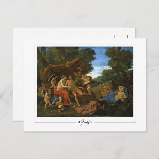 Nicolas Poussin #214 - Fine Art Postcard Postkarte (Vorne/Hinten)
