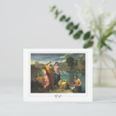 Nicolas Poussin #221 - Fine Art Postcard Postkarte (Stehend Vorderseite)