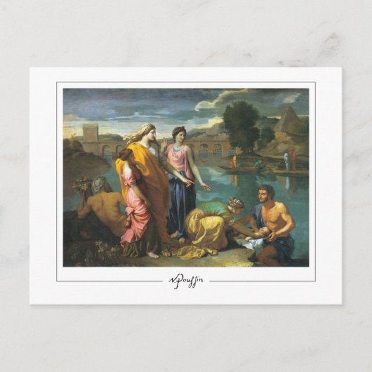Nicolas Poussin #221 - Fine Art Postcard Postkarte (Vorderseite)