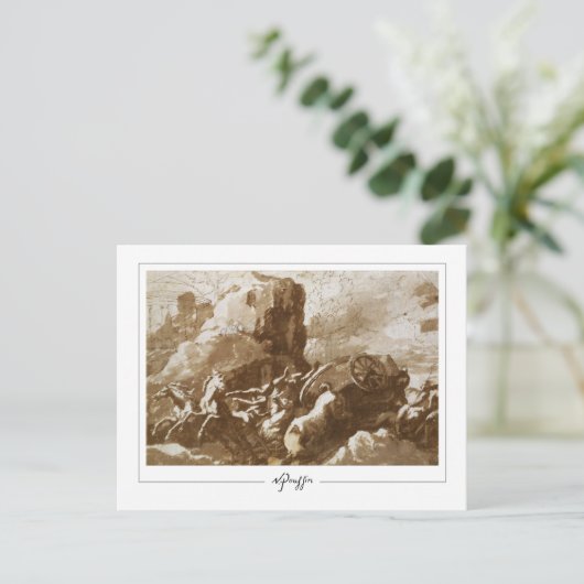 Nicolas Poussin #222 - Fine Art Postcard Postkarte (Stehend Vorderseite)