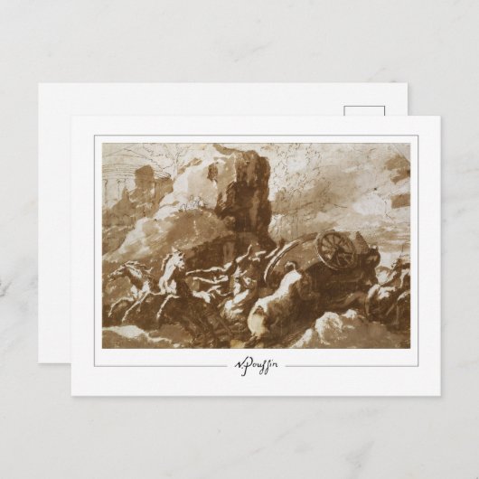 Nicolas Poussin #222 - Fine Art Postcard Postkarte (Vorne/Hinten)