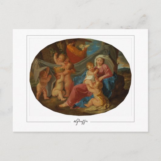 Nicolas Poussin #223 - Fine Art Postcard Postkarte (Vorderseite)