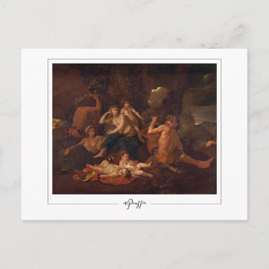 Nicolas Poussin #224 - Fine Art Postcard Postkarte (Vorderseite)