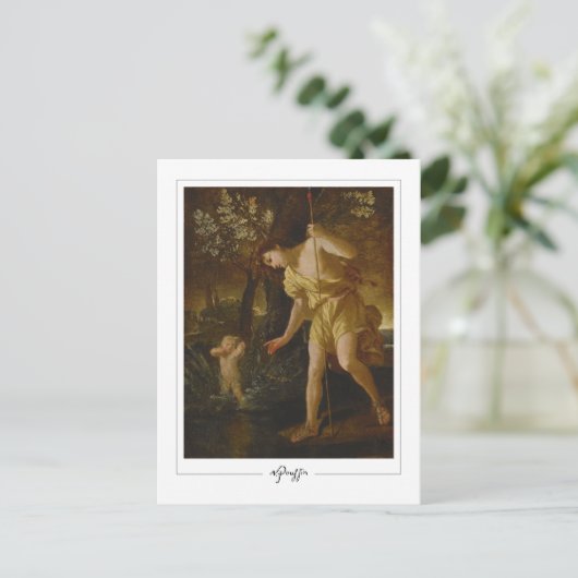 Nicolas Poussin #228 - Fine Art Postcard Postkarte (Stehend Vorderseite)