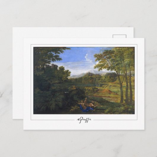 Nicolas Poussin #229 - Fine Art Postcard Postkarte (Vorne/Hinten)