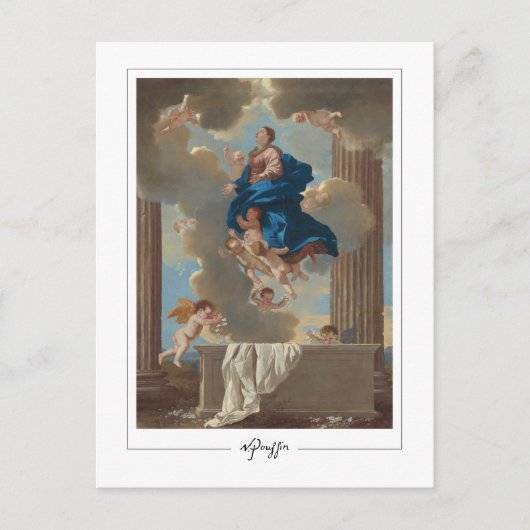 Nicolas Poussin #231 - Fine Art Postcard Postkarte (Vorderseite)