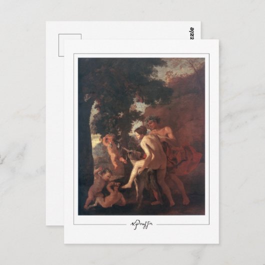 Nicolas Poussin #236 - Fine Art Postcard Postkarte (Vorne/Hinten)