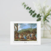 Nicolas Poussin #239 - Fine Art Postcard Postkarte (Stehend Vorderseite)