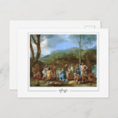 Nicolas Poussin #239 - Fine Art Postcard Postkarte (Vorne/Hinten)