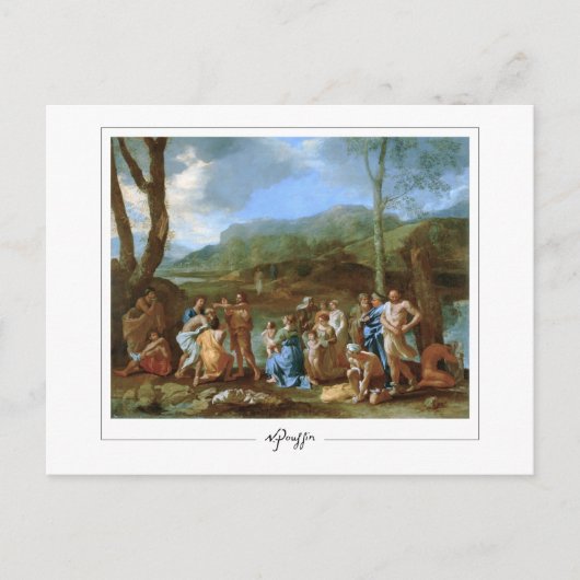 Nicolas Poussin #239 - Fine Art Postcard Postkarte (Vorderseite)