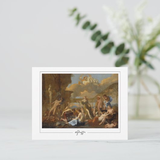 Nicolas Poussin #245 - Fine Art Postcard Postkarte (Stehend Vorderseite)