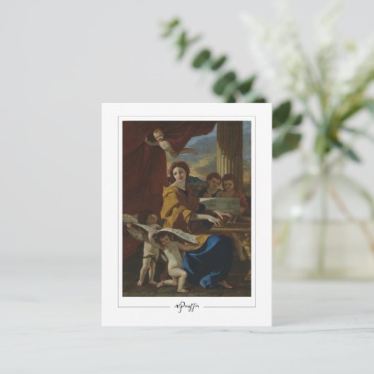 Nicolas Poussin #246 - Fine Art Postcard Postkarte (Stehend Vorderseite)