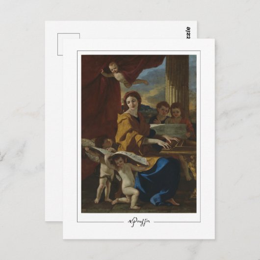 Nicolas Poussin #246 - Fine Art Postcard Postkarte (Vorne/Hinten)