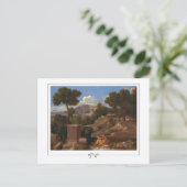 Nicolas Poussin #250 - Fine Art Postcard Postkarte (Stehend Vorderseite)