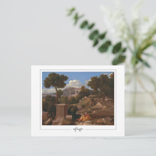 Nicolas Poussin #250 - Fine Art Postcard Postkarte (Stehend Vorderseite)