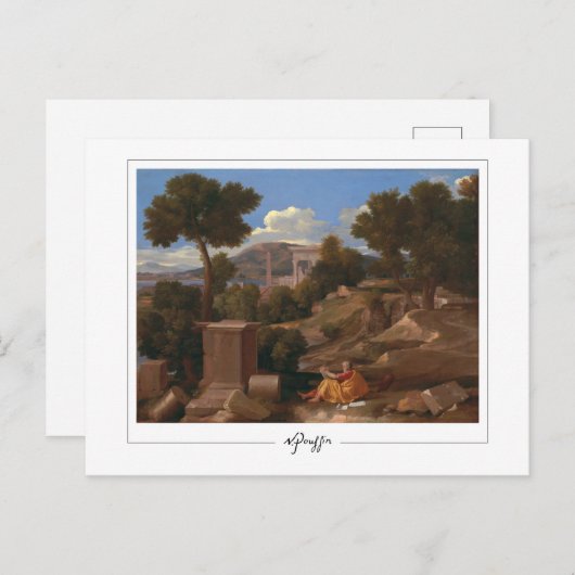 Nicolas Poussin #250 - Fine Art Postcard Postkarte (Vorne/Hinten)
