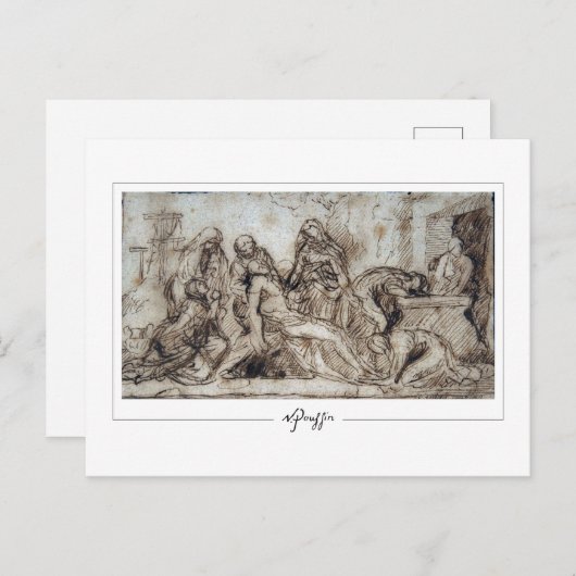 Nicolas Poussin #258 - Fine Art Postcard Postkarte (Vorne/Hinten)