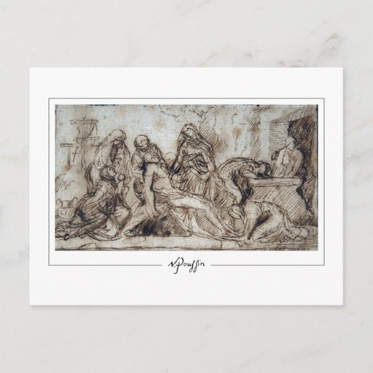 Nicolas Poussin #258 - Fine Art Postcard Postkarte (Vorderseite)