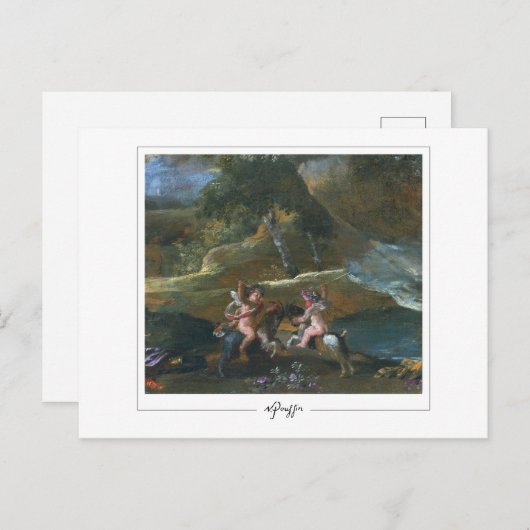 Nicolas Poussin #274 - Fine Art Postcard Postkarte (Vorne/Hinten)