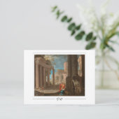 Nicolas Poussin #285 - Fine Art Postcard Postkarte (Stehend Vorderseite)