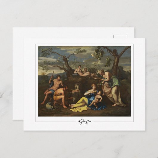Nicolas Poussin #294 - Fine Art Postcard Postkarte (Vorne/Hinten)