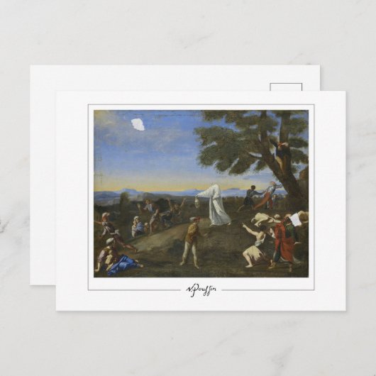 Nicolas Poussin #295 - Fine Art Postcard Postkarte (Vorne/Hinten)