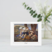 Nicolas Poussin #2 - Fine Art Postcard Postkarte (Stehend Vorderseite)