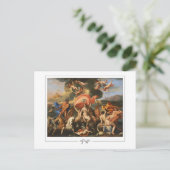 Nicolas Poussin #3 - Fine Art Postcard Postkarte (Stehend Vorderseite)