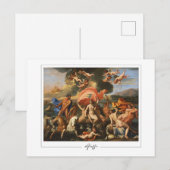 Nicolas Poussin #3 - Fine Art Postcard Postkarte (Vorne/Hinten)