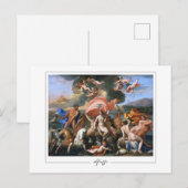 Nicolas Poussin #3 - Fine Art Postcard Postkarte (Vorne/Hinten)