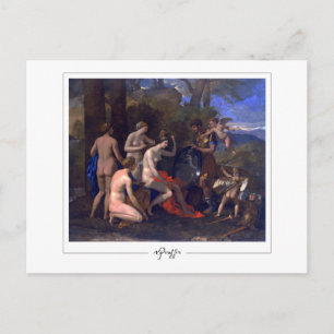 Nicolas Poussin #4 - Fine Art Postcard Postkarte