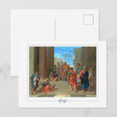 Nicolas Poussin #50 - Fine Art Postcard Postkarte (Vorne/Hinten)