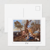 Nicolas Poussin #5 - Fine Art Postcard Postkarte (Vorne/Hinten)
