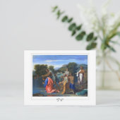 Nicolas Poussin #99 - Fine Art Postcard Postkarte (Stehend Vorderseite)