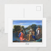 Nicolas Poussin #99 - Fine Art Postcard Postkarte (Vorne/Hinten)